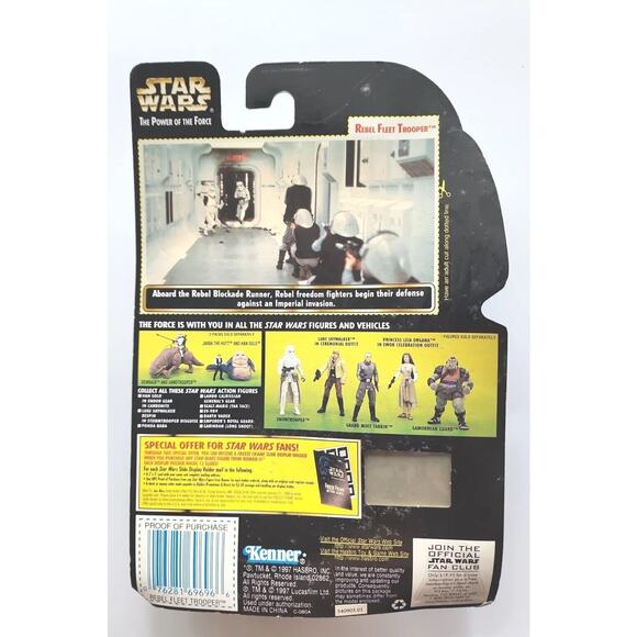 Star Wars Rebel Fleet Trooper 1997 Kenner The Power of the Force SW6 - Picture 2 of 3